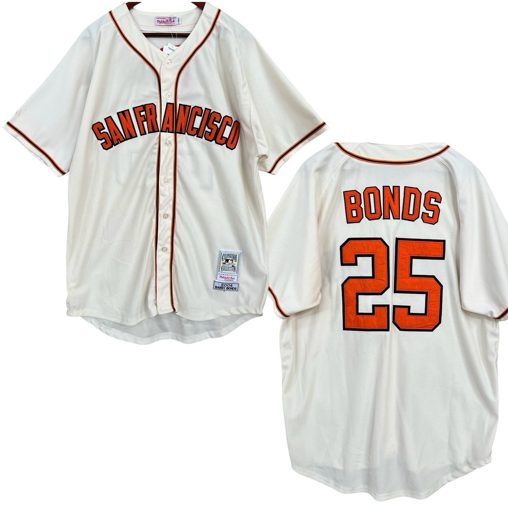 Mitchell & Ness Barry Bonds Giants Jersey Men's 56 San Francisco MLB Vintage